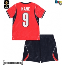 England Harry Kane #9 Barnkläder Borta matchtröja till baby VM 2026 Kortärmad (+ Korta byxor) Billigt